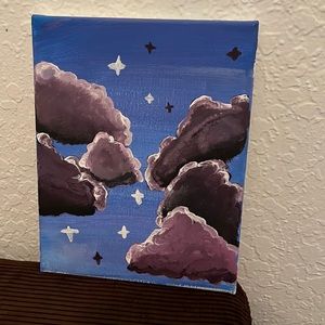 Cloud night painting